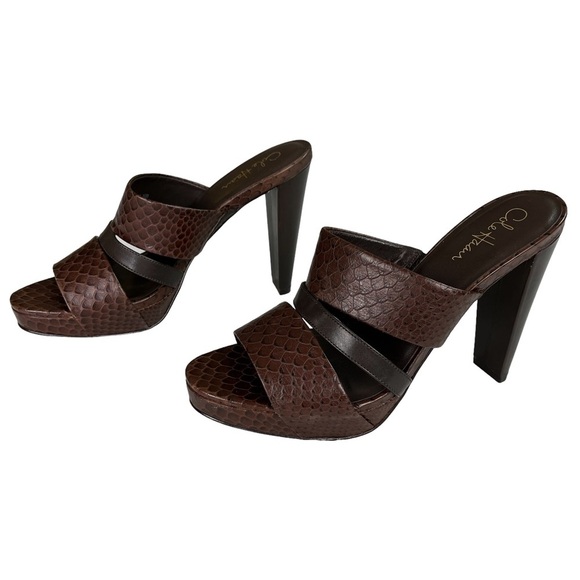Cole Haan Brown Platform Sandals - Picture 3 of 12